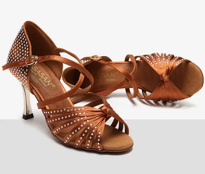 Women'S Xc Shoes - ห้องบอลรูม Tango Latin Dance รองเท้า 8.5