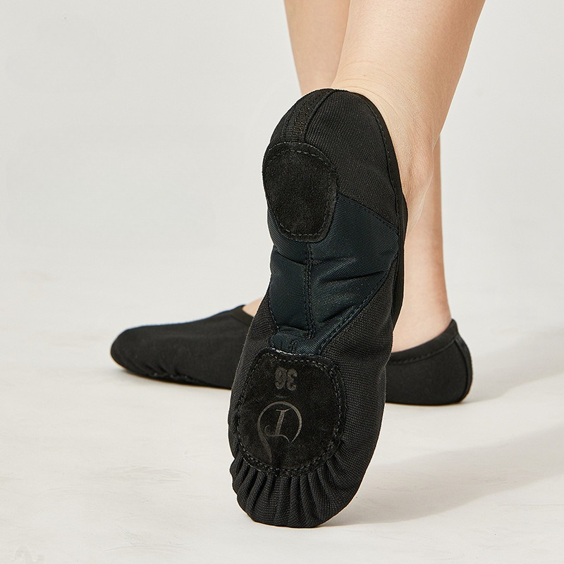 Women'S Xc Shoes - รองเท้าเต้นรำสำหรับผู้ชาย ฝึกซ้อมเต้นรำสมัยใหม่ บัลเลต์เด็กสไตล์จีน รองเท้าเต้นรำพื้นนุ่มสีดำ สีเนื้อ สีน้ำตาลอ่อน