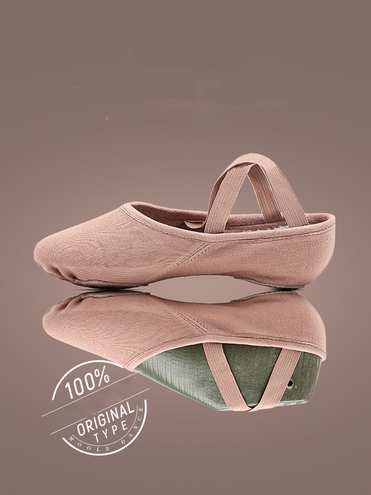 Women'S Xc Shoes - รองเท้าบัลเล่ต์หญิงผ้าใบยืดสูง Ballerinas สามสีสีน้ําตาลสีชมพูสีดําผู้หญิงรองเท้าเต้นรําผู้หญิง Ballerina