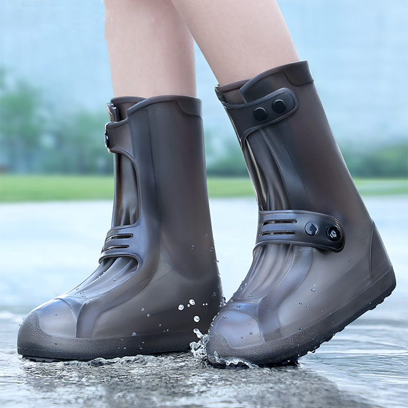 Women Shoes Xxl - M-XXL ฝนรองเท้ากันน้ํา Anti-SLIP รองเท้าฝนกลางแจ้งสวมใส่ยาง Overshoes สําหรับผู้หญิงผู้ชายรองเท้าอุปกรณ์เสริม