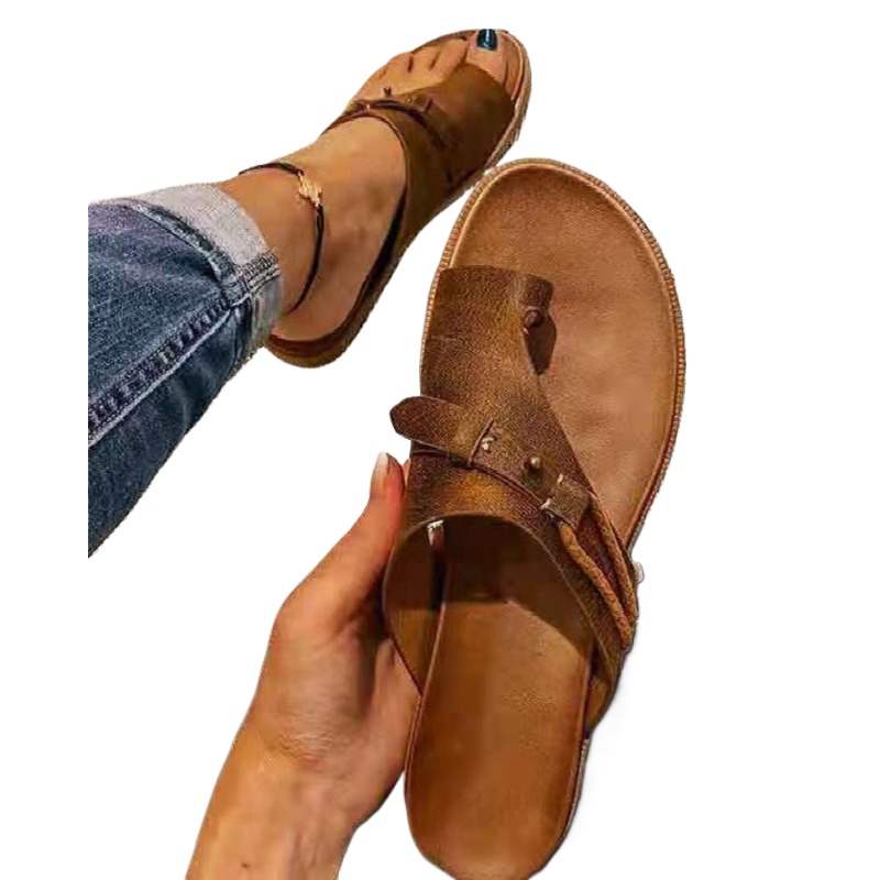 Women'S Shoes With Bunions - 2025 รองเท้าแตะสําหรับสตรีOrthopedic Bunion Correctorรองเท้าแตะหนังแหวนToe Sandal Comfyแพลตฟอร์มแบนLadyรองเท้าขนาด