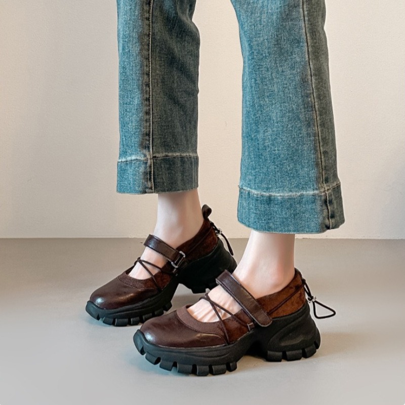 Women'S Shoes Popular - ใหม่เรโทรบัลเลต์แมรี่เจนรองเท้าแฟชั่นพื้นนุ่มแบรนด์รองเท้าผ้าใบผู้หญิงและรองเท้าลำลองผู้หญิงรองเท้าแตะซาปาติญ่า เด มูเยร์