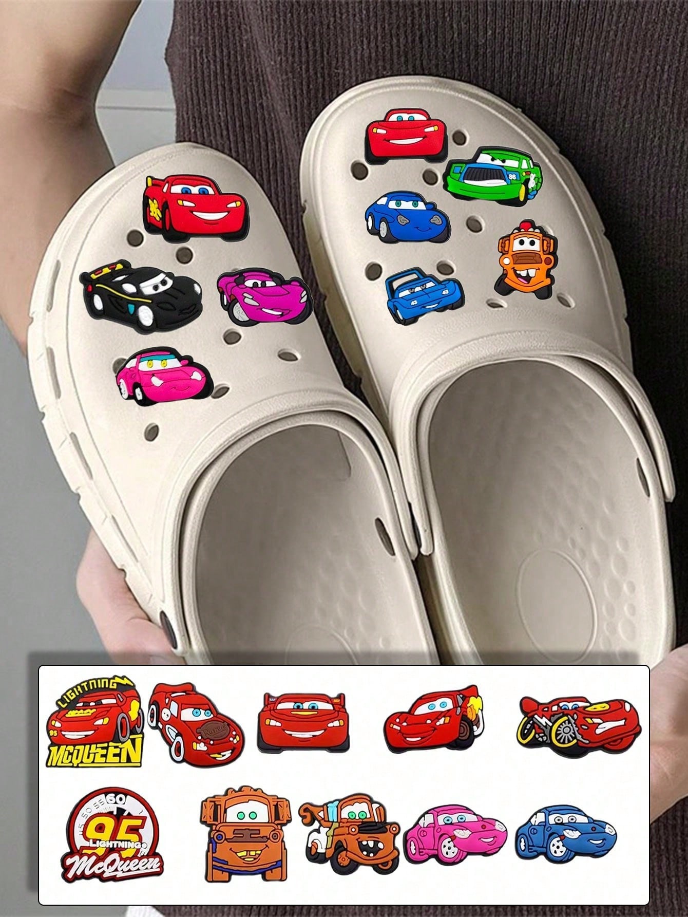 Women'S Shoes Back To School - ชาร์มรองเท้าลายการ์ตูนอนิเมะแฟชั่น 10/20 ชิ้น สำหรับตกแต่งรองเท้าแบบสวม สำหรับผู้หญิงและผู้ชาย