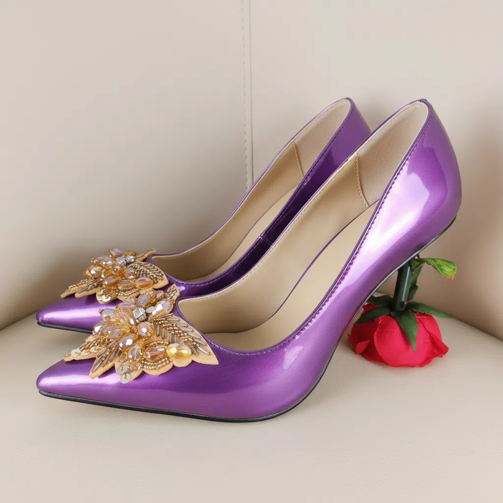 Women'S Shoes Ebay - รองเท้าแตะผู้หญิงแบบสวม ดีไซน์คริสตัล สำหรับงานแต่งงาน ยี่ห้อ Independent Station