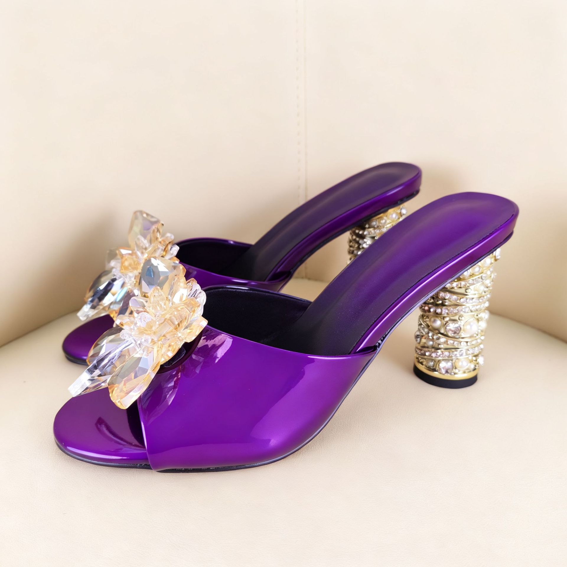 Women'S Shoes Ebay - รองเท้าแตะผู้หญิงสไตล์อิสระจากอีเบย์ ประดับดอกไม้ เหมาะสำหรับงานแต่งงาน