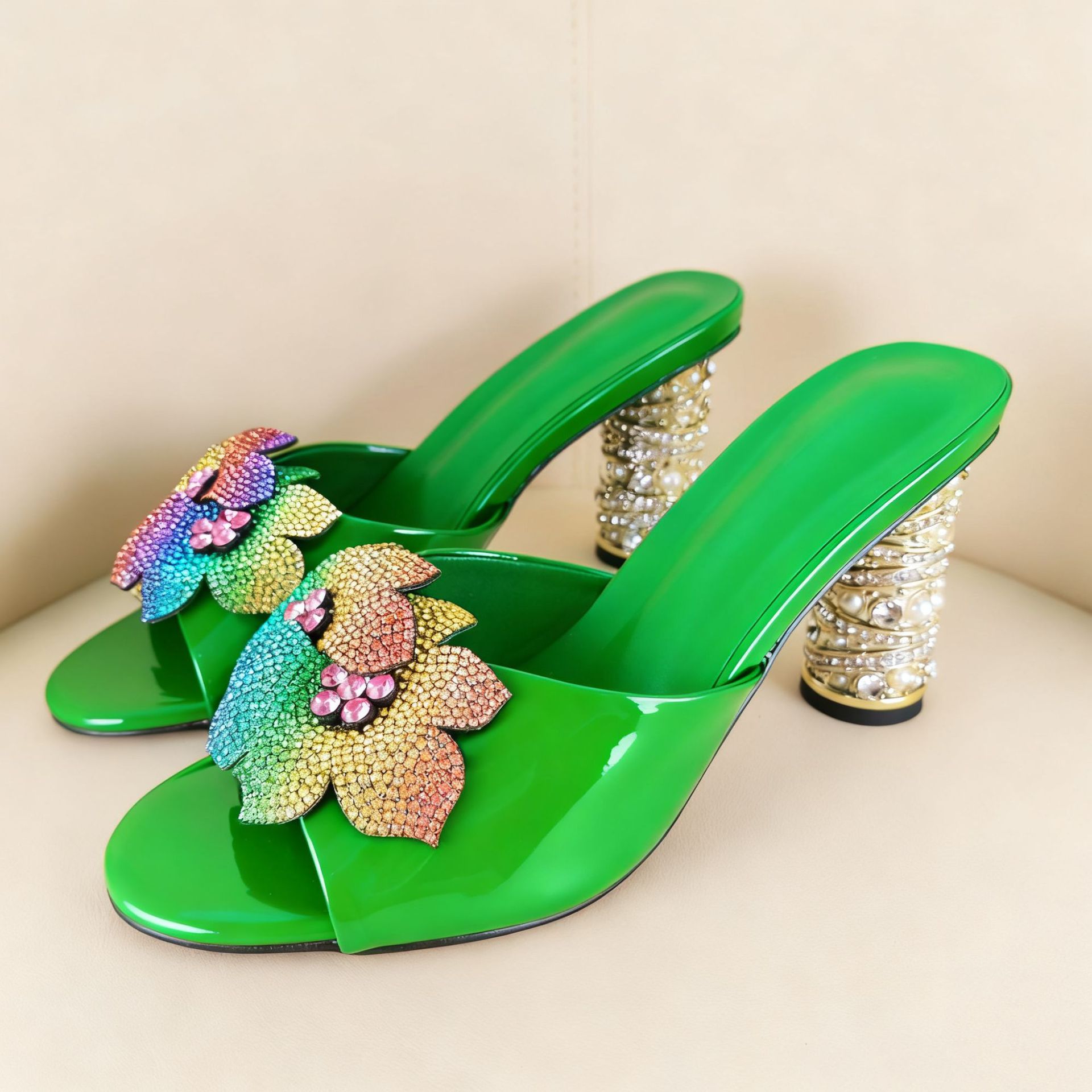 Women'S Shoes Ebay - รองเท้าแตะผู้หญิงสไตล์อิสระจากอีเบย์ ประดับเพชร เหมาะสำหรับงานแต่งงาน
