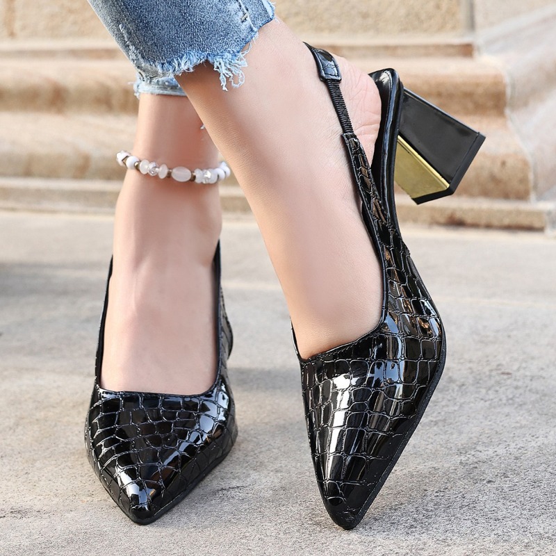 รองเท้าส้นสูงแบบรัดส้นสำหรับฤด - Women Shoes Brand บทวิจารณ์และราคา