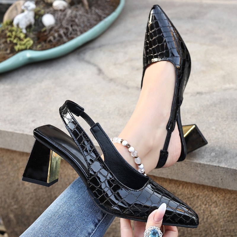 รองเท้าส้นสูงแบบรัดส้นสำหรับฤด - Women Shoes Brand บทวิจารณ์และราคา