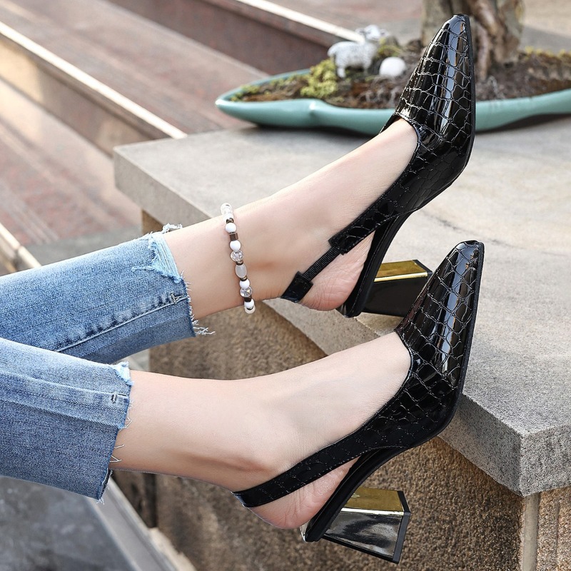 รองเท้าส้นสูงแบบรัดส้นสำหรับฤด - Women Shoes Brand บทวิจารณ์และราคา