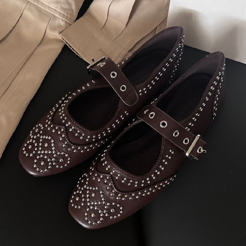 รองเท้าส้นแบนแบบมารี่เจน ดีไซน - Women Shoes Brand บทวิจารณ์และราคา