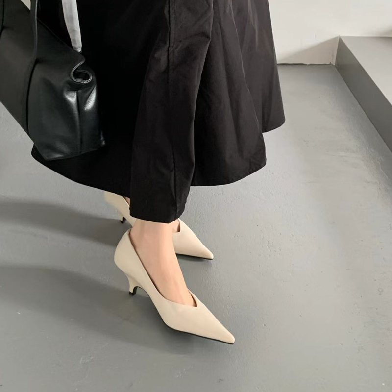 รองเท้าส้นเตี้ยแบบสวม SUOJIALU - Women'S Shoes Popular บทวิจารณ์และราคา