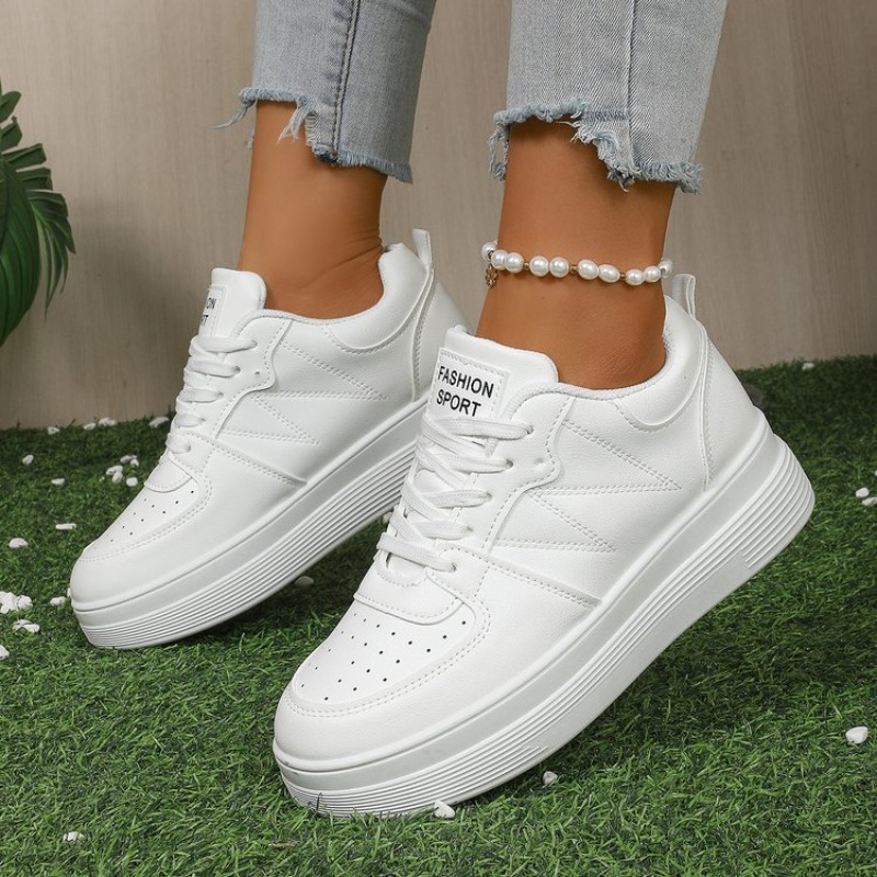รองเท้าผ้าใบส้นตึกทรงกลมสำหรับ - Platform Sneakers Chunky บทวิจารณ์และราคา