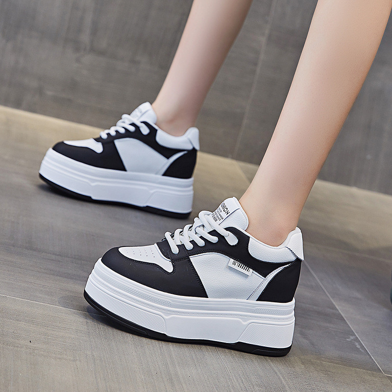 9 ซม.ของแท้หนังใหม่ยี่ห้อ Desi - Platform Sneakers Chunky บทวิจารณ์และราคา