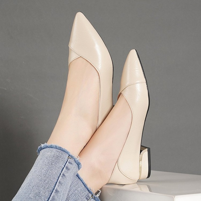 รองเท้าหนังผู้หญิงทรงหัวแหลม ส - Women'S Shoes Popular บทวิจารณ์และราคา