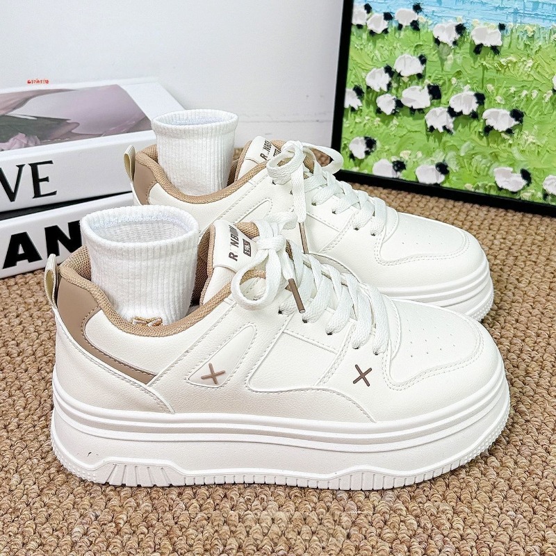 รองเท้าผ้าใบสีขาวระบายอากาศดี  - Women'S Shoes Back To School บทวิจารณ์และราคา