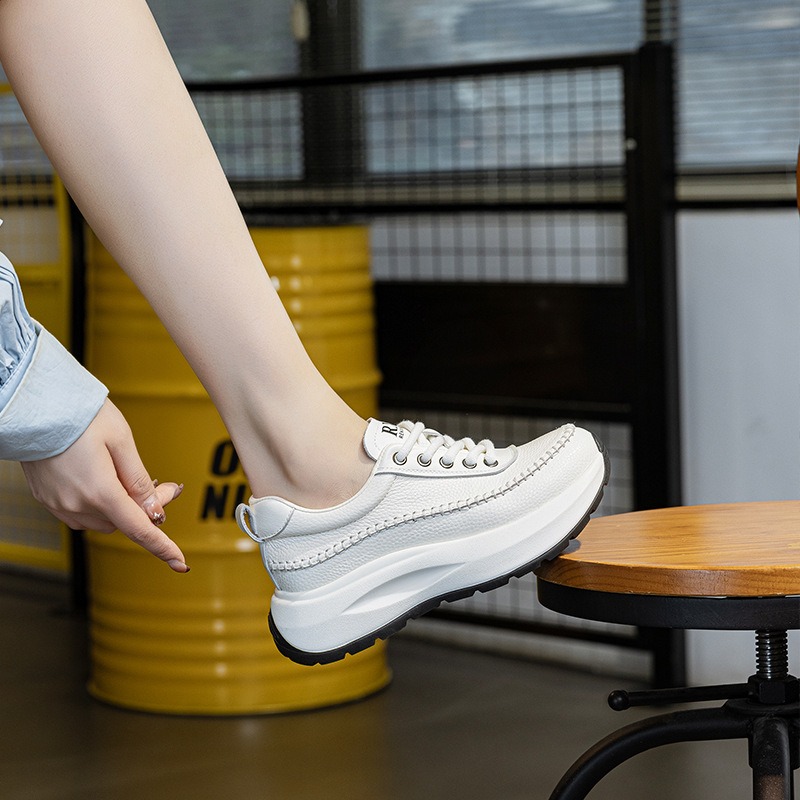 รองเท้าผ้าใบแฟชั่นผู้หญิงลำลอง - Platform Sneakers Chunky บทวิจารณ์และราคา