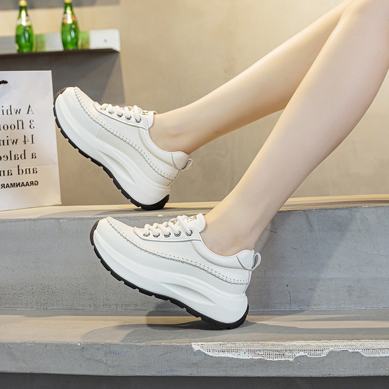 รองเท้าผ้าใบแฟชั่นผู้หญิงลำลอง - Platform Sneakers Chunky บทวิจารณ์และราคา