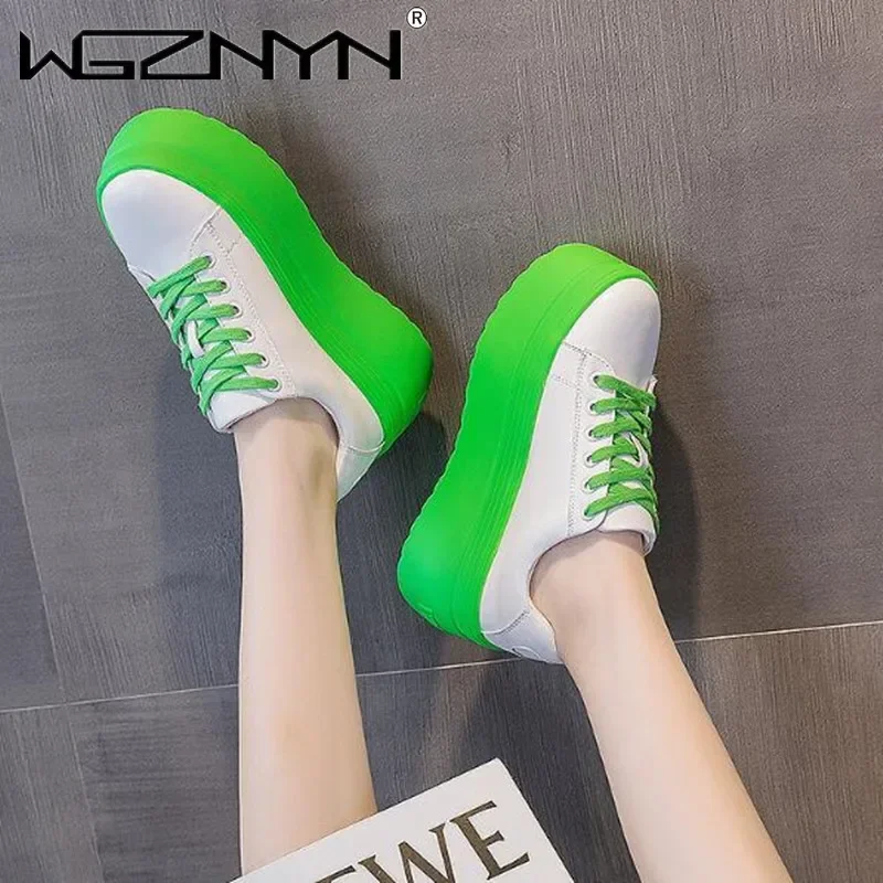รองเท้าลำลองผู้หญิงหนังแท้สุดห - Platform Sneakers Chunky บทวิจารณ์และราคา