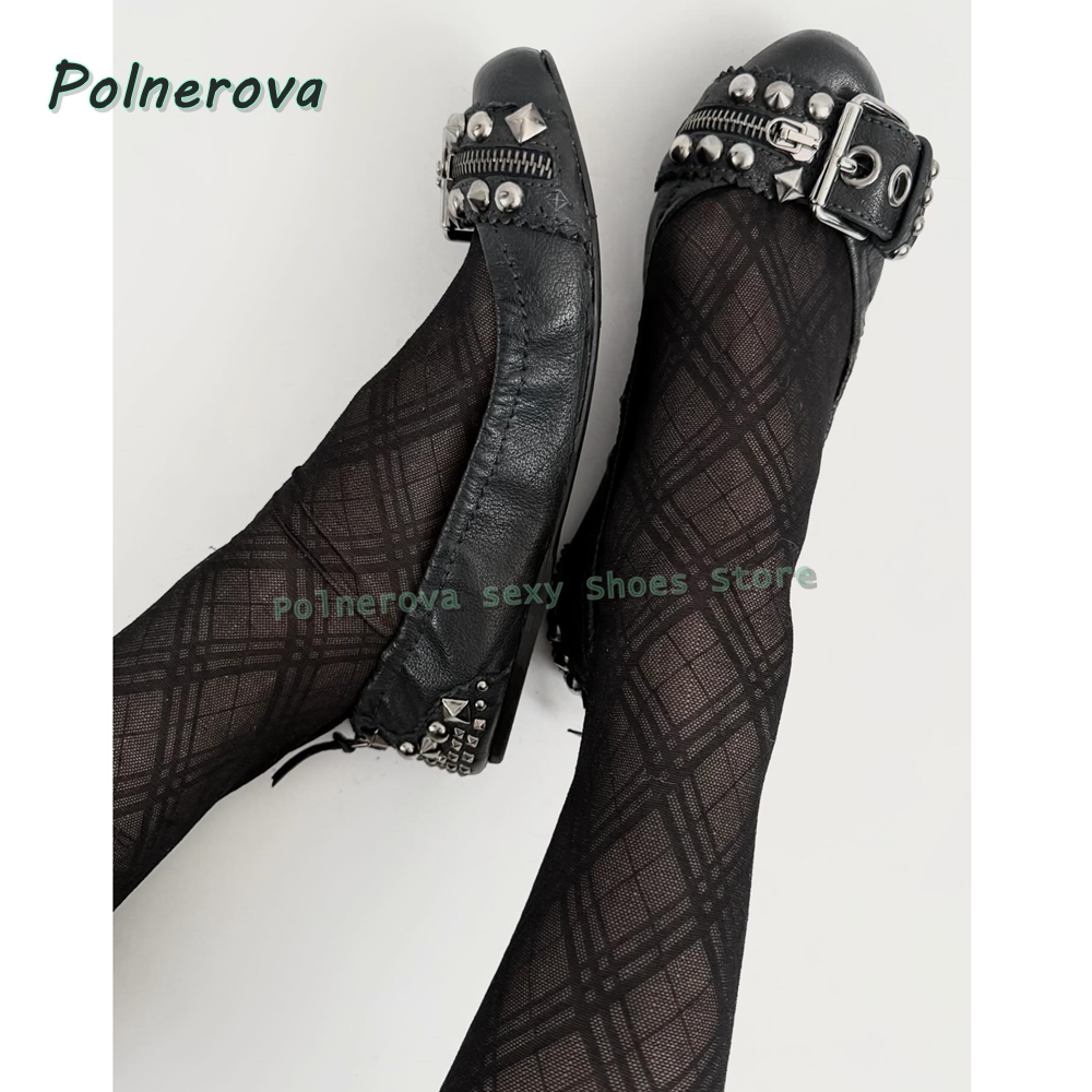 รองเท้าส้นเตี้ยแบบมีซิปประดับต - Women'S Shoes Popular บทวิจารณ์และราคา