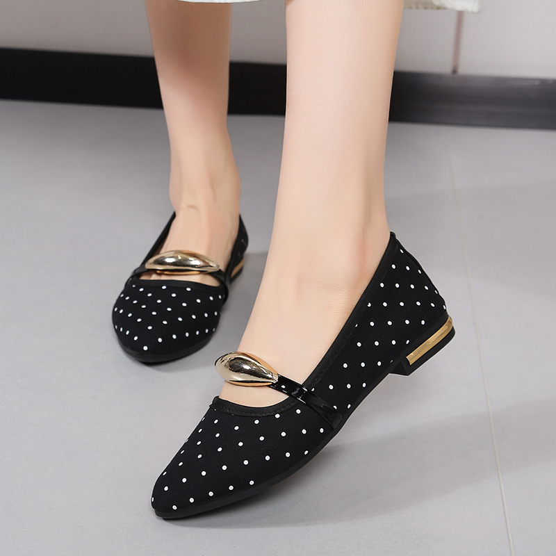 รองเท้าส้นเตี้ยทรงแหลม ดีไซน์ห - Women'S Shoes Popular บทวิจารณ์และราคา