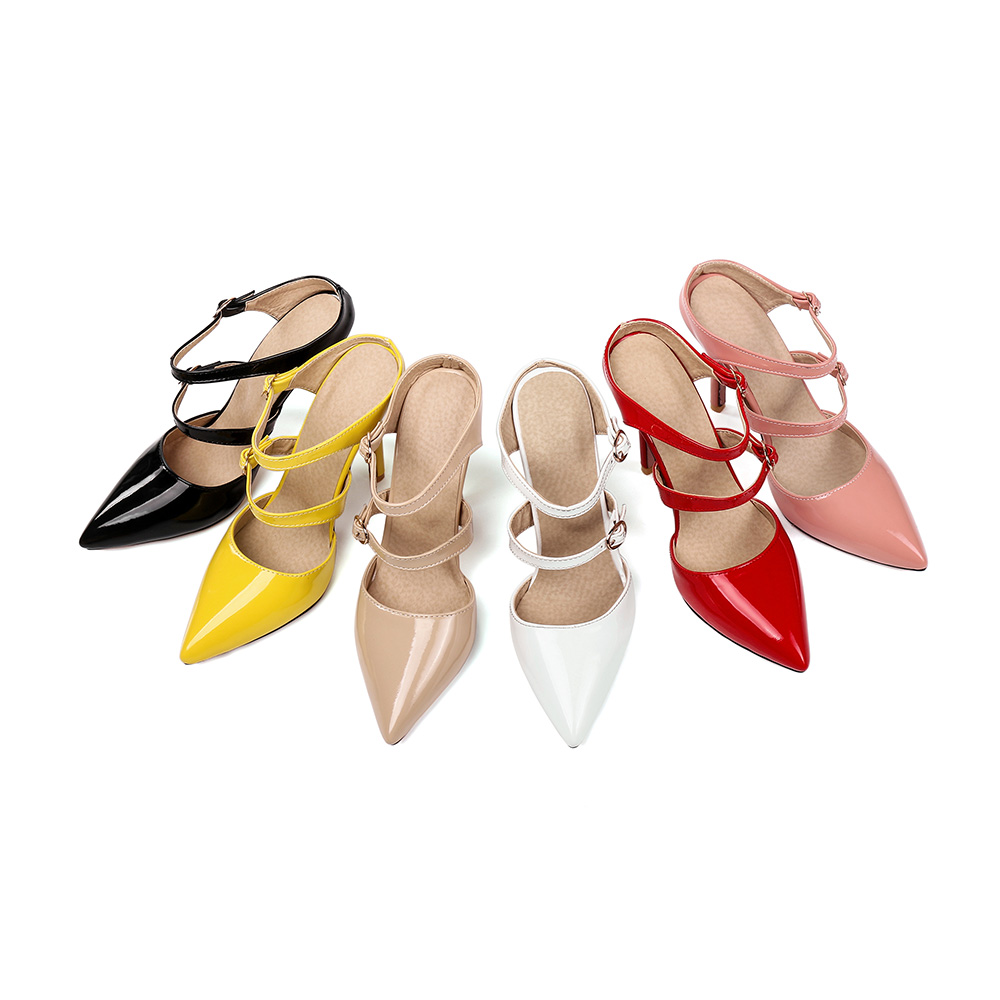 ใหม่เอี่ยมเซ็กซี่สีแดงสีเหลือง - Women Shoes Brand บทวิจารณ์และราคา