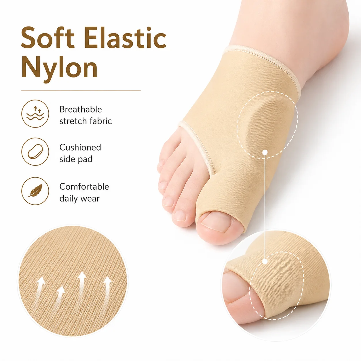 ปลอกแยกนิ้วเท้า ป้องกันนิ้วโป้ - Women'S Shoes With Bunions บทวิจารณ์และราคา