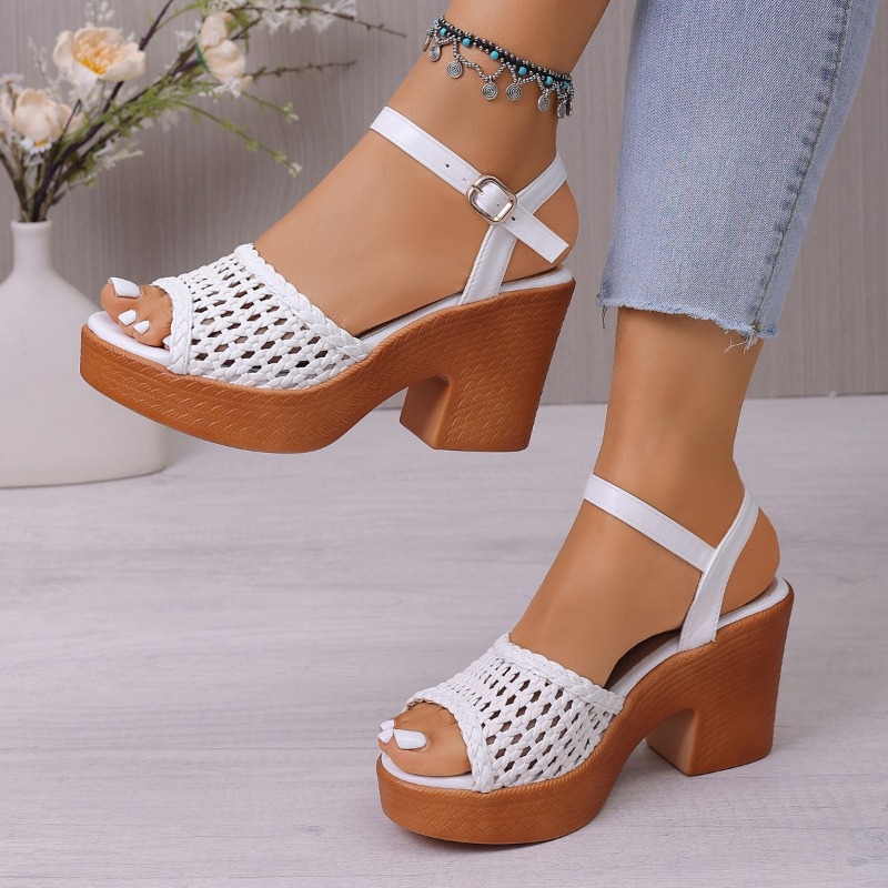 Elegant Women's Braided รองเท้ - Platform Sneakers Chunky บทวิจารณ์และราคา